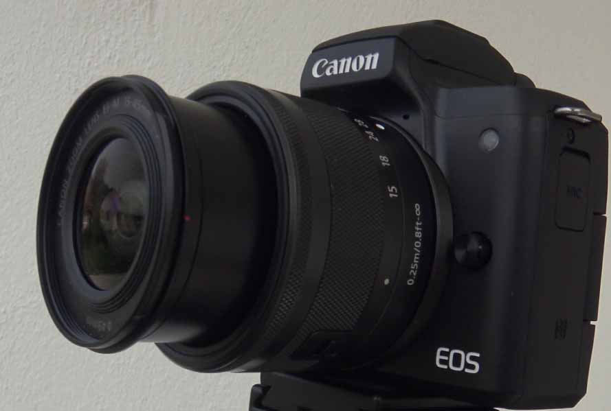 Canon EOS M50 mit verschiedenen Objektiven